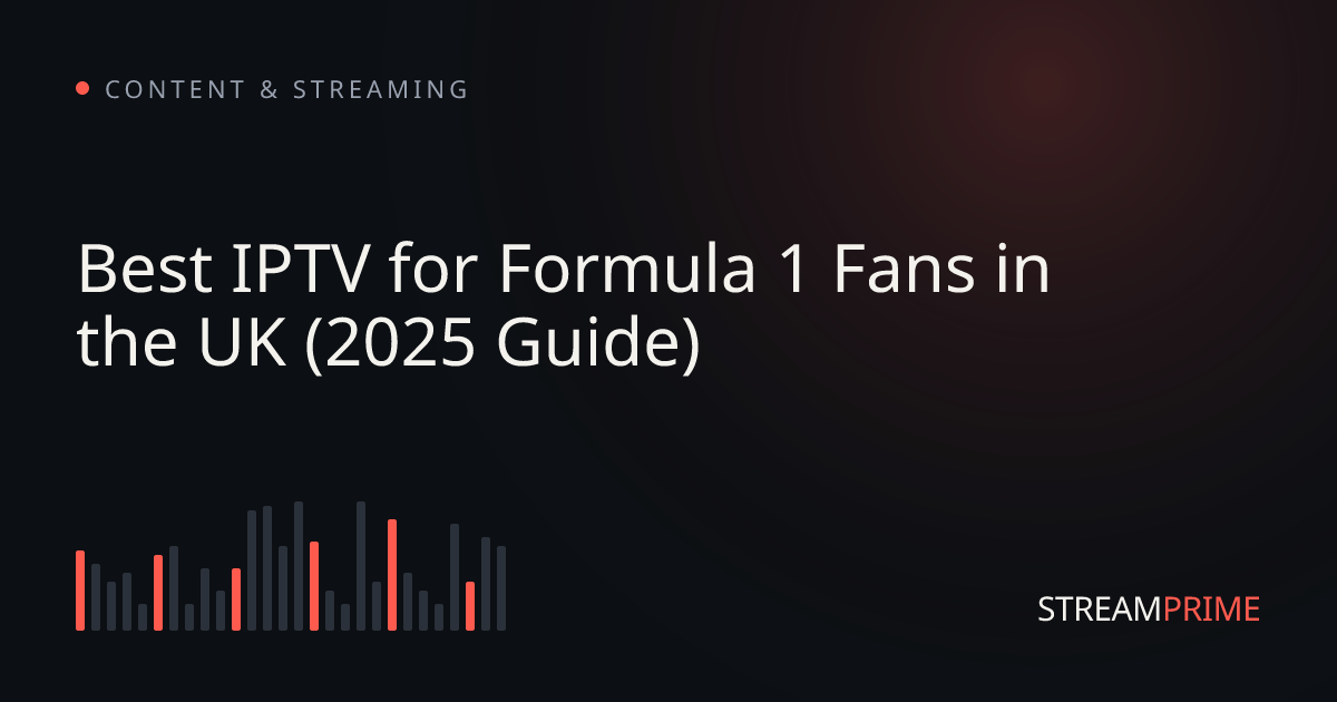 Image of "Best IPTV for Formula 1 Fans in the UK (2025 Guide)" blog post