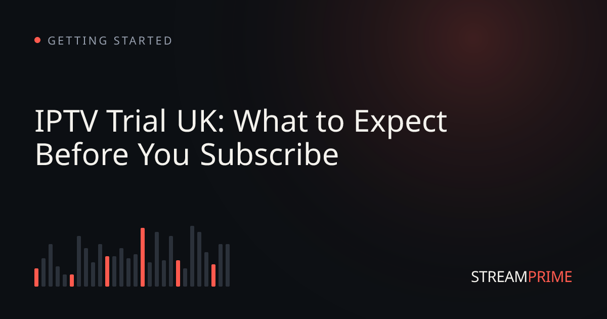 Image of "IPTV Trial UK: What to Expect Before You Subscribe" blog post