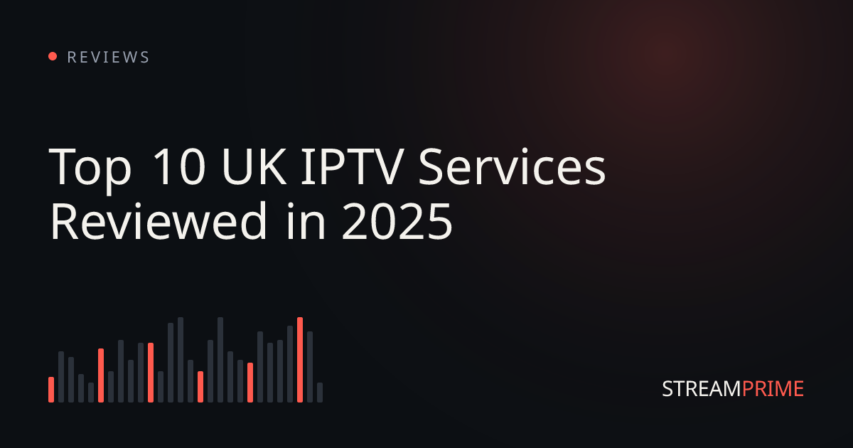 Image of "Top 10 UK IPTV Services Reviewed in 2025" blog post