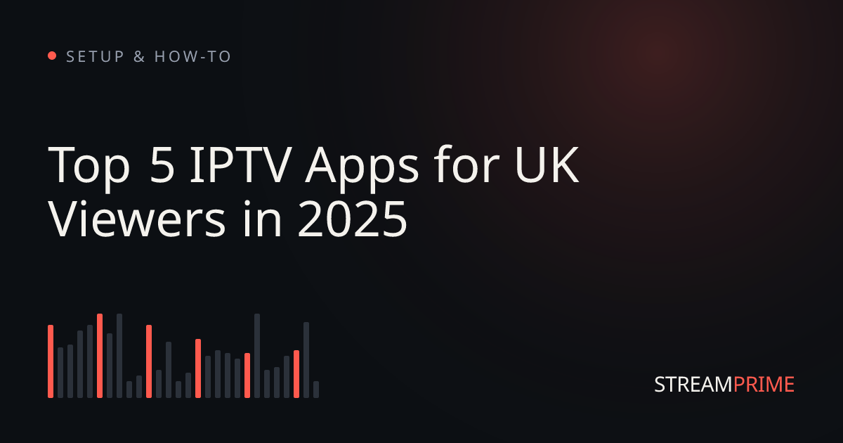 Image of "Top 5 IPTV Apps for UK Viewers in 2025" blog post