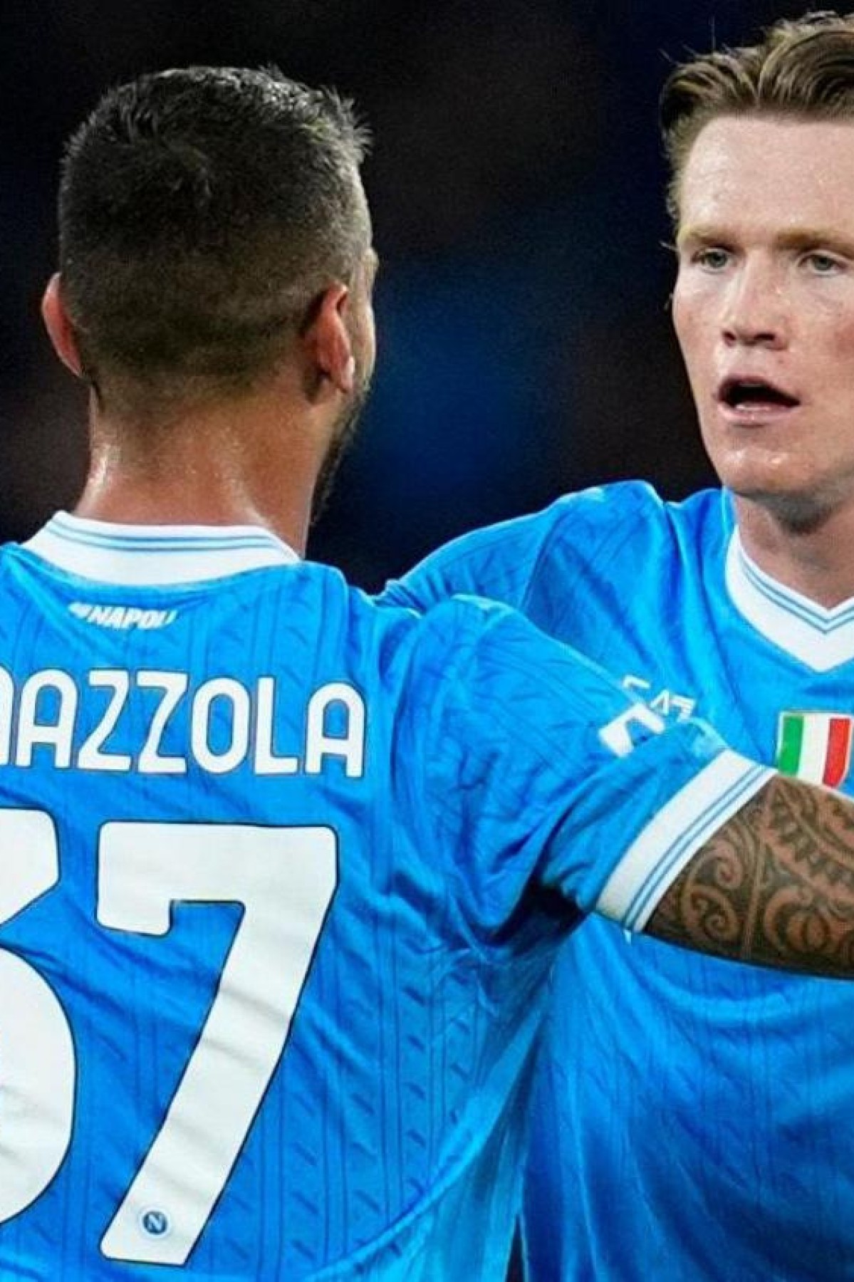 Napoli vs Como Poster